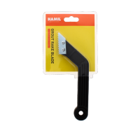 Grout rake blade used for removing grout.