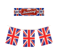 PARTY BUNTING FLAGS UNION JACK-20 FLAGS 10M
