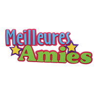 3D 'Meilleures Amies' foam sign 12 inch