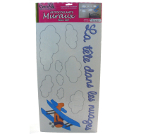 Cloud themed wall stickers autocollants dans les nuages
