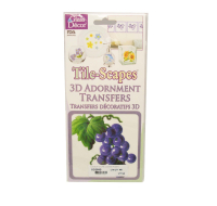 3D GLASS DECOR TRANSFERS FRUIT