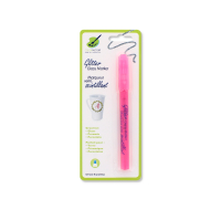 Bright pink glitter permanent marker for glass