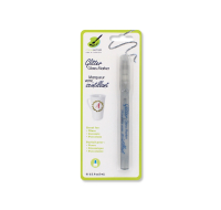 Metallic Silver Glitter Glass Permanent Marker 3ml