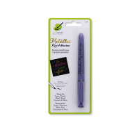 Purple Metallic Permanent Brush Marker Pen