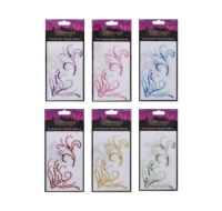 Explosion Swirl & Sparkle Stickers for craft projects