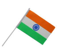 INDIA MINI FLAG WITH POLE