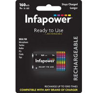 Infapower 9v rechargeable battery