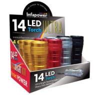 14 LED Aluminium Torch (Box Of 12)