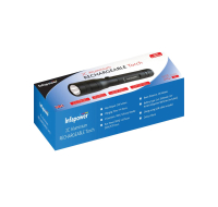 Aluminium rechargeable torch 2xAA battery
