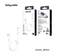 USB-A to Micro USB Cable 1m Black Tpe