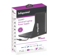 InfaPower Smart Universal Laptop Power Supply 65 Watt