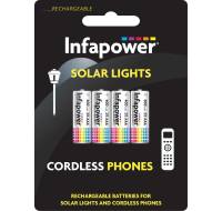Infapower Rechargeable NiMH Batteries 2/3 AAA 400mAh