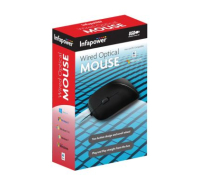 Infapower Wired Optical Mouse Black