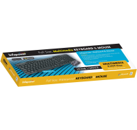 Full Size Multimedia Keyboard & Mouse black