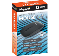 Infapower Wireless Optical Mouse in black