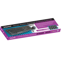 Full size wireless waterproof keyboard and mouse set