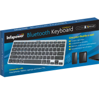 Compact light weight Bluetooth keyboard in black