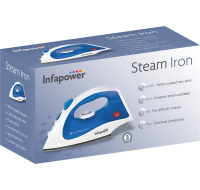 Infapower Dry Steam Iron 1400W Blue and White
