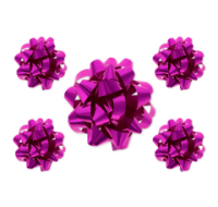 Metallic Shine Magenta Gift Bow
