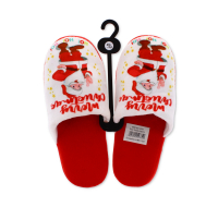 Santa-Themed Christmas Novelty Slippers Festive Footwear