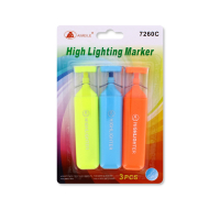 3 Pack High Lighting Markers Fluorescent Ink