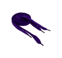 Thick purple shoe laces for boots and shoes