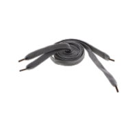 Grey thick shoe laces for trainers and boots