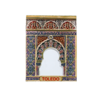 Toledo Blue Arch Souvenir Fridge Magnet