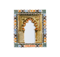Toledo striped arch fridge magnet