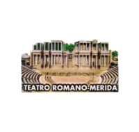 Teatro Romano-Merida fridge magnet depicting the Roman theatre