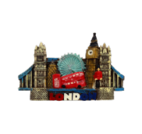 London Bridge and Building fridge magnet souvenir
