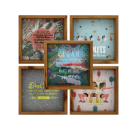 Assorted wooden money boxes for saving money