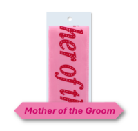Stylish Mother of the Groom Sash for weddings