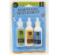GLUE ASSORTED COLLES 3PC