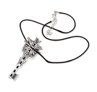 Gothic key pendant necklace