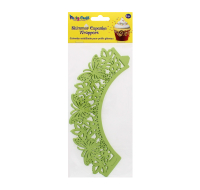 PARTY CRAFT SHIMMER CUPCAKE BUTTERFLY GREEN
