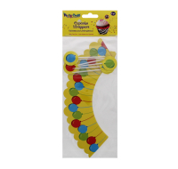 PARTY CRAFT  CUPCAKE WRAPPERS HAPPY BIRTH 1