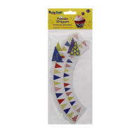 Happy Birthday Party Craft Cupcake Wrappers