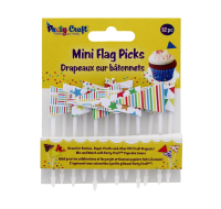 Party Craft Mini Flag Picks Celebrate bulk