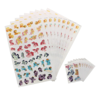Assorted Little Pony 3D stickers for children's crafts