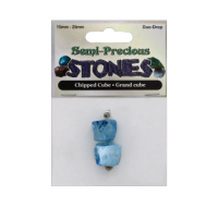 Blue Onyx semi precious stones 15mm-25mm for crafts