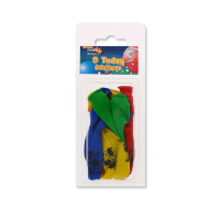 8 colourful '9 Today' birthday party balloons