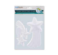 3-Piece Polystyrene Shooting Star Shapes