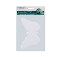 Polyfoam Butterfly Shapes 16x9cm 2pcs