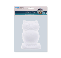 Polyfoam Owl Shape 8.5x13.5cm DIY Craft Piece