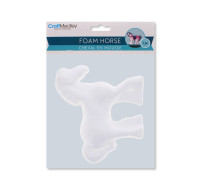 Polyfoam horse shape 14x13cm for DIY crafts