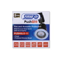 IP20 240V Fixed Downlighter Polished Chrome
