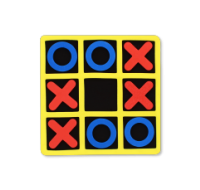 XO Chess Board Game combining chess and noughts and crosses.