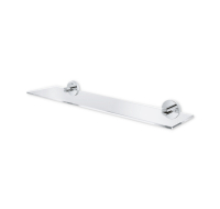 Chrome Plated Glass Shelf