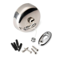 CHROME BATHROOM RETRACTABLE CLOTHES LINE